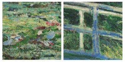 [ Claude Monet ][ Water Lilies and the Japanese Bridge ] Museum Class Art Reproduction Painting [ CRUSE 3.82 Giga Resolution Original Piece Scanned and Painted] [ Aluminum Framed ]