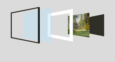 [ Claude Monet ][ The Parc Monceau ] Museum Class Art Reproduction Painting [ CRUSE 3.82 Giga Resolution Original Piece Scanned and Painted] [ Aluminum Alloy Hand Framed ]