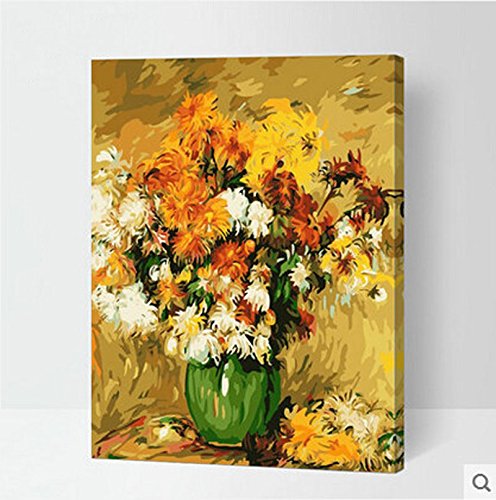 Made4u [ 20"  [ Thick (1") ] [ Wood Framed ] Paint By Numbers Kit for Adult ( Van Gogh G371 )