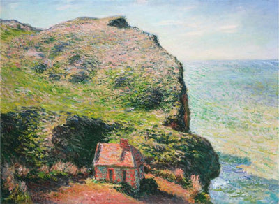 [ Claude Monet ][ Cliff Holiday Home ] Museum Class Art Reproduction Painting [ CRUSE 3.82 Giga Resolution Original Piece Scanned and Painted] [ Aluminum Alloy Hand Framed ]