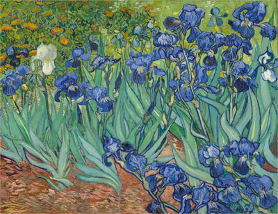 [ Van Gogh ][ Irises ] Museum Class Art Reproduction Painting [ CRUSE 3.82 Giga Resolution Original Piece Scanned and Painted] [ Aluminum Alloy Hand Framed ]