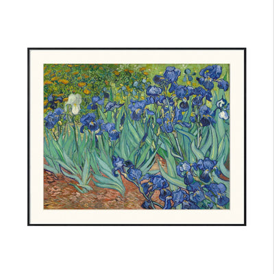 [ Van Gogh ][ Irises ] Museum Class Art Reproduction Painting [ CRUSE 3.82 Giga Resolution Original Piece Scanned and Painted] [ Aluminum Alloy Hand Framed ]