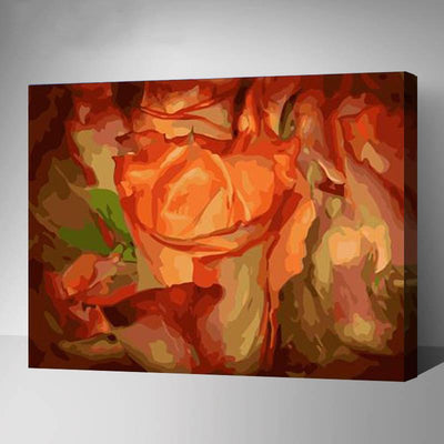 MADE4U [ Gradens Series ] [ 20" ] [ Thicker (1") ] [ Wood Framed ] Paint By Numbers Kit with Brushes and Paints (Flowers GX7072)