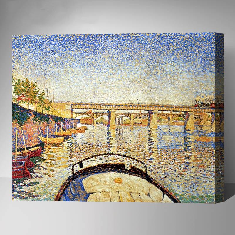 MADE4U [ Neo-impressionism Series ] [ 20" ] [ Thicker (1") ] [ Wood Framed ] Paint By Numbers Kit with Brushes and Paints ( Pointillism XYXPI4105 )