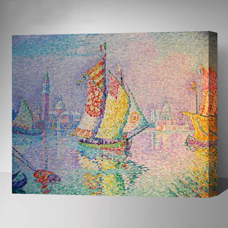 MADE4U [ Neo-impressionism Series ] [ 20" ] [ Thicker (1") ] [ Wood Framed ] Paint By Numbers Kit with Brushes and Paints ( Pointillism XYXPI4113 )
